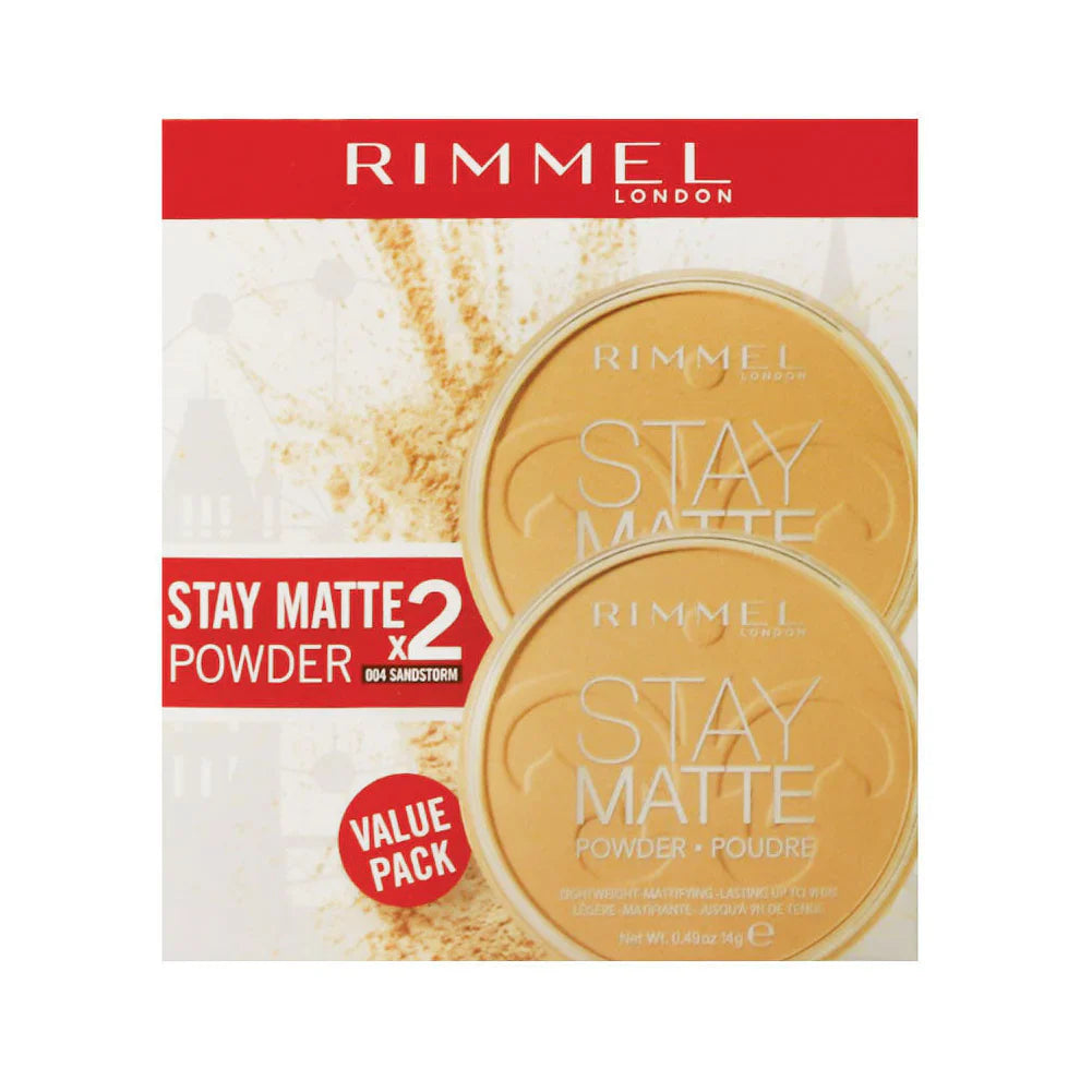 Rimmel - Promo Stay Matte Powder 05 Silky Beige 2Pcs