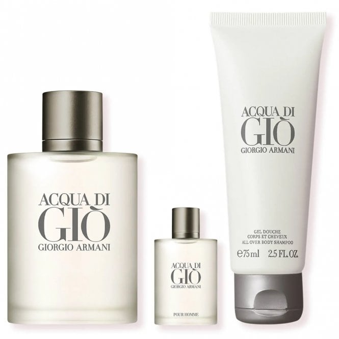 Armani Acqua Di Gio Homme EDT 50Ml+EDT 5ML+Shower Gel