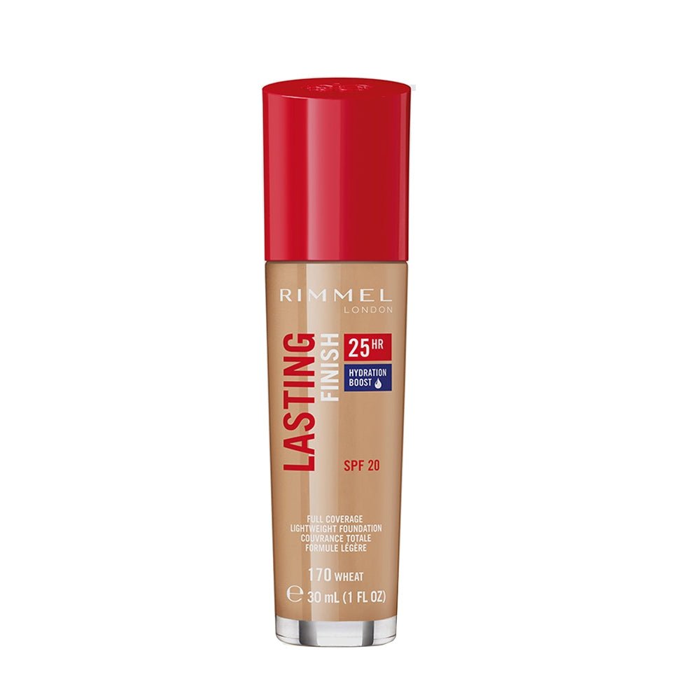Rimmel Lasting Finish 25H Foundation 170 Wheat 30Ml