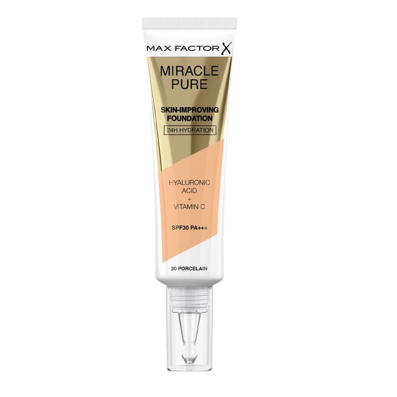 MaxFactor Miracle Pure Skin Improving Foundation 24H Hydr SPF 30 30 Porcelain 30 ML
