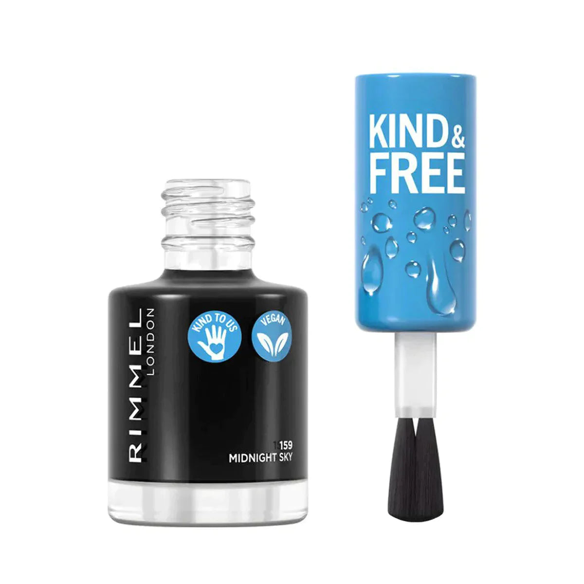 Rimmel Kind & Free - Nail Polish - 158 All Greyed Out