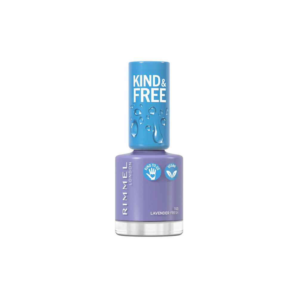 Rimmel Kind & Free Nail Polish 153 Lavender Light 8ml - Snapcart.pk