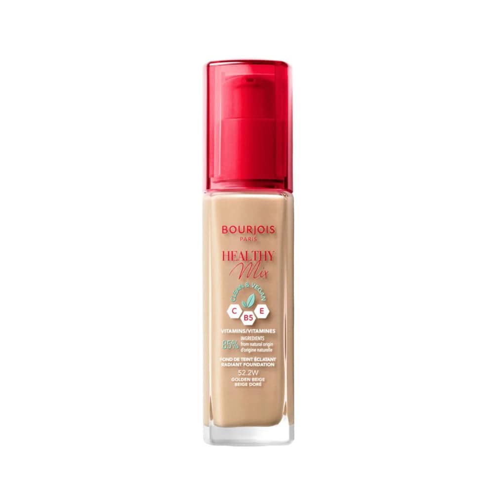 Bourjois Healthy Mix Clean Vegan Foundation 52.2 Golden Beige 30ml - My Store