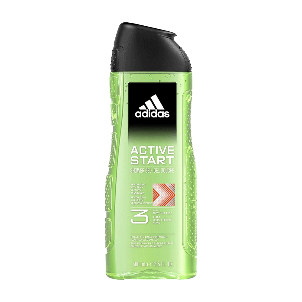 Adidas Men 3in1 Active Start Shower Gel 400ml