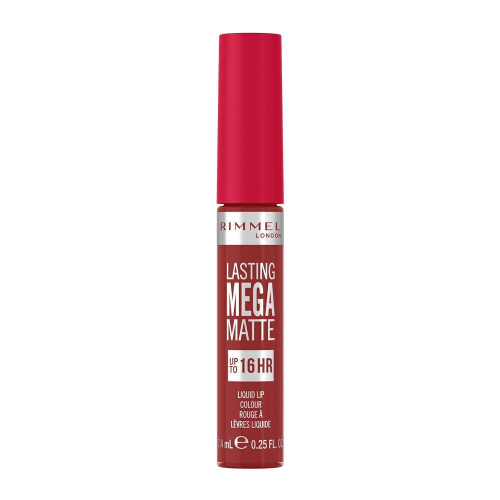 Rimmel Lasting Mega Matte Liquid Lip colour 500 Fire Starter 7.4ml - Snapcart.pk