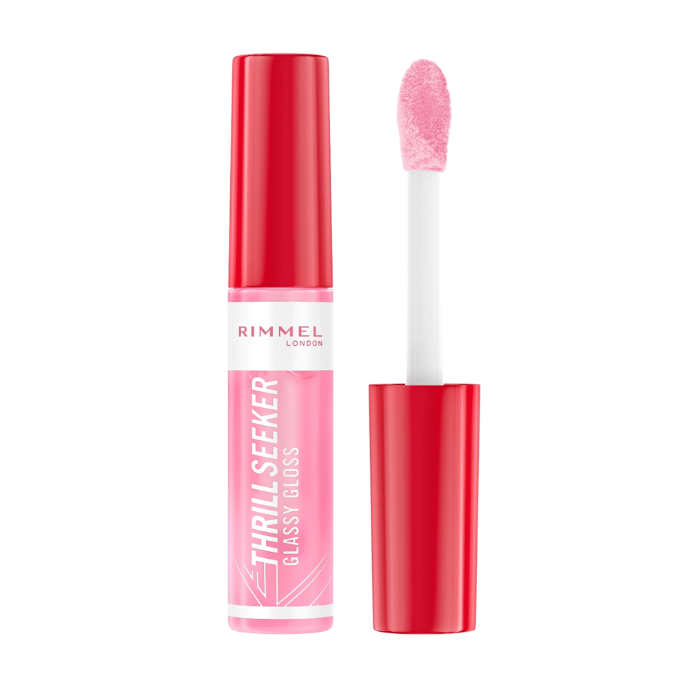 Rimmel Thrill Seeker Glassy Gloss 150 Pink Candy 10ml - Snapcart.pk