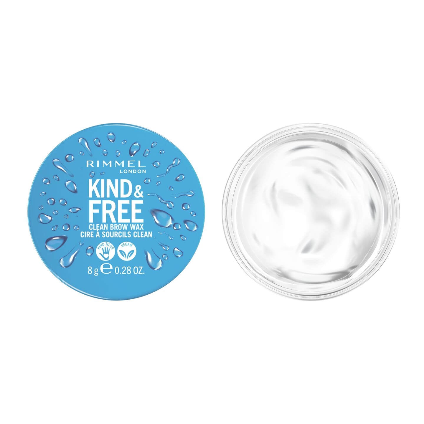 Rimmel Kind And Free Universal Natural Brow Wax  - Clear