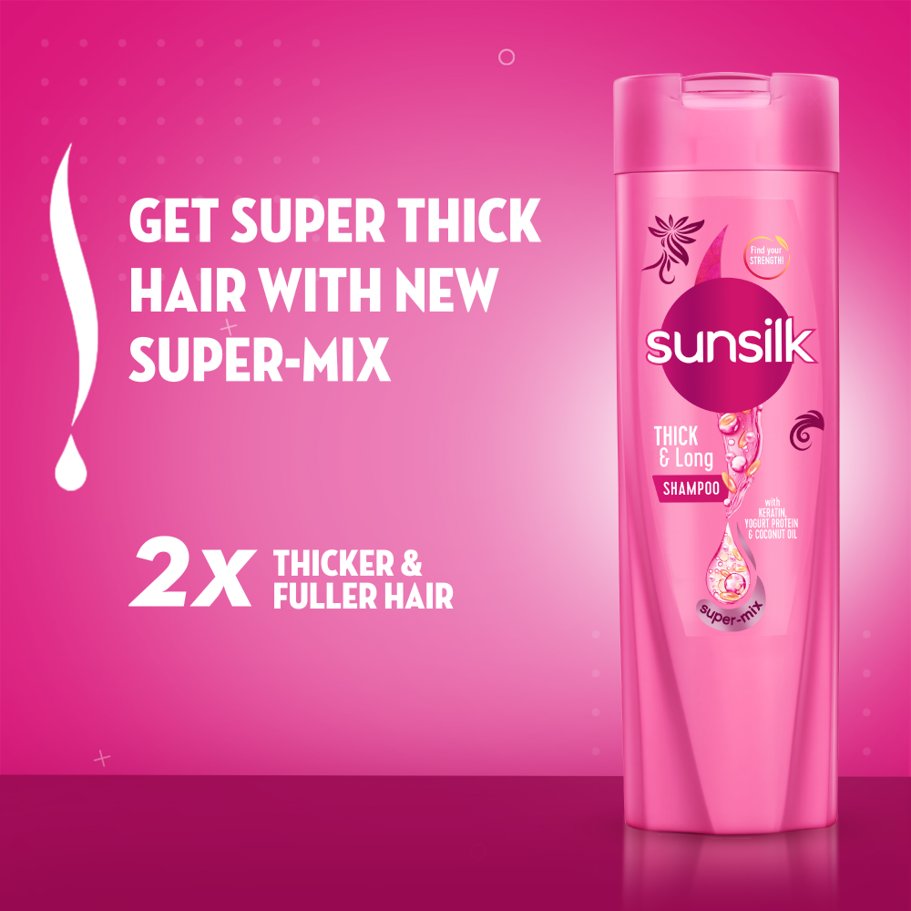 Sunsilk Shampoo Thick & Long - 180Ml