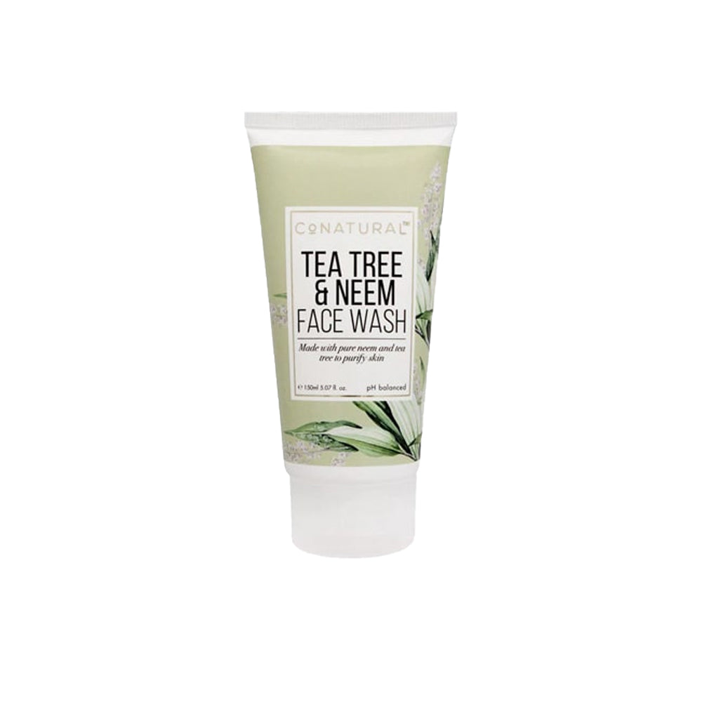 Conatural Tea Tree & Neem Face Wash 60ml - Snapcart.pk