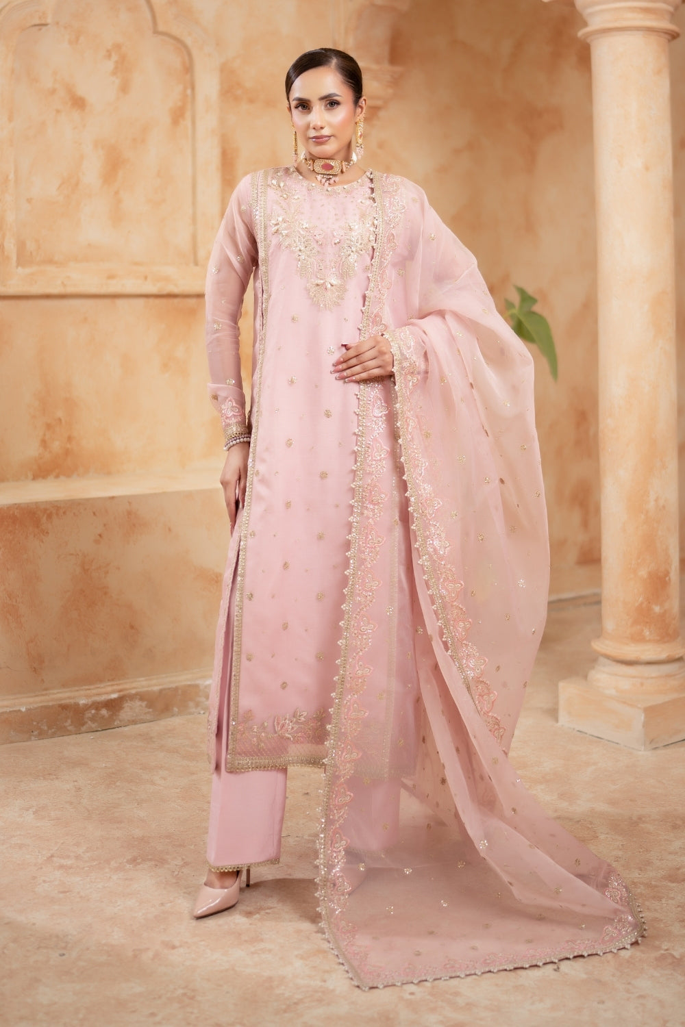Mastani By Gulmina Stitched 3 Piece Luxury Formals Suit-Aiman