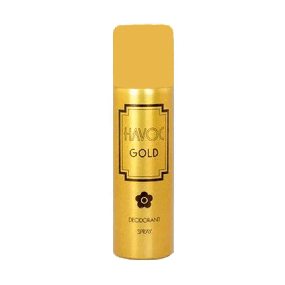 Havoc Body Spray Gold 200ml - Snapcart.pk