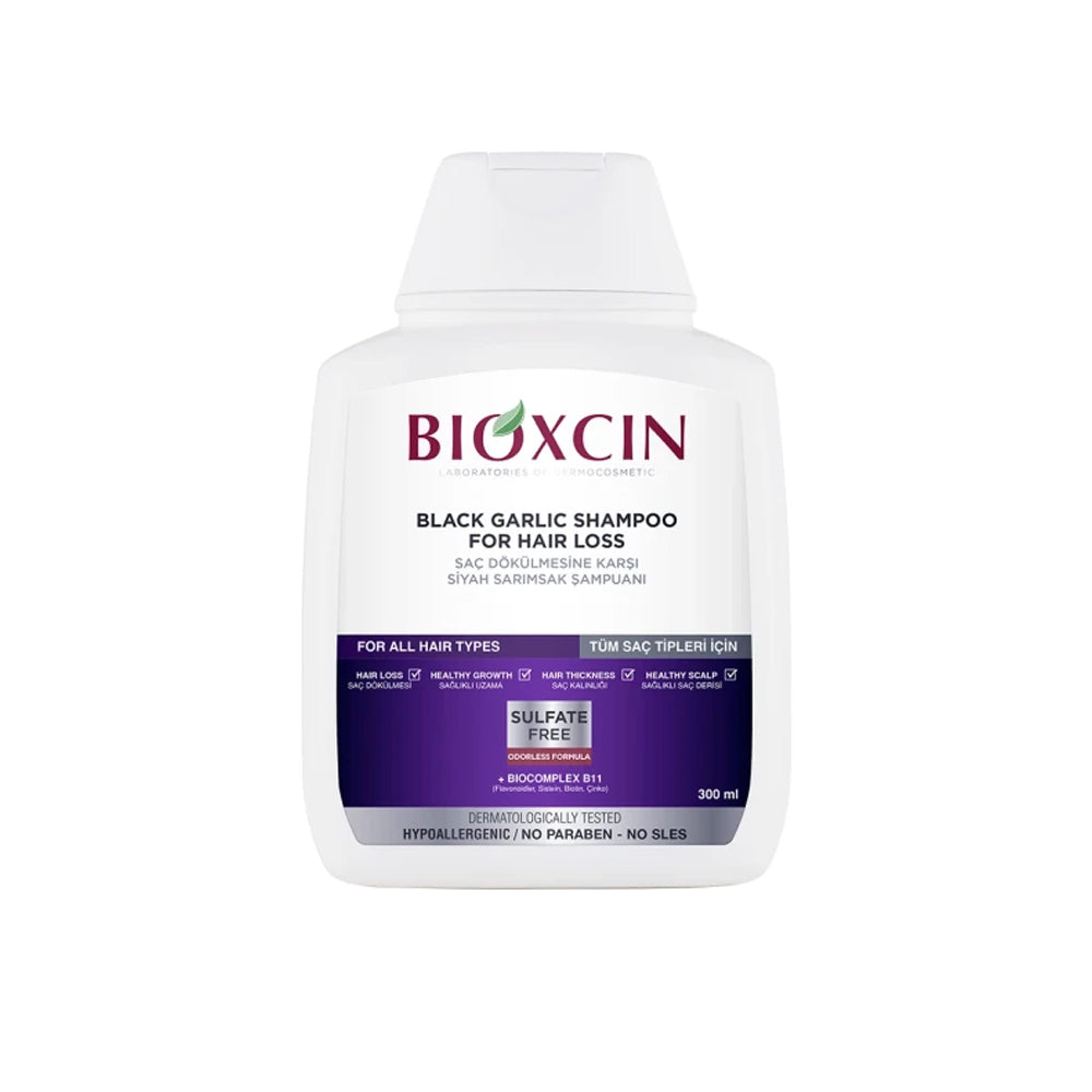 Bioxcin Black Garlic Shampoo 300ml - Snapcart.pk