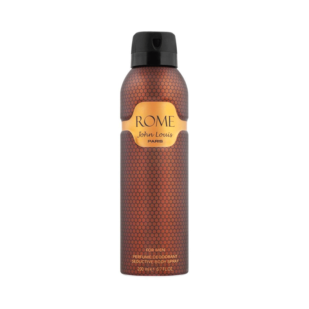 John Louis Rome For Men Body Spray 200ml - Snapcart.pk