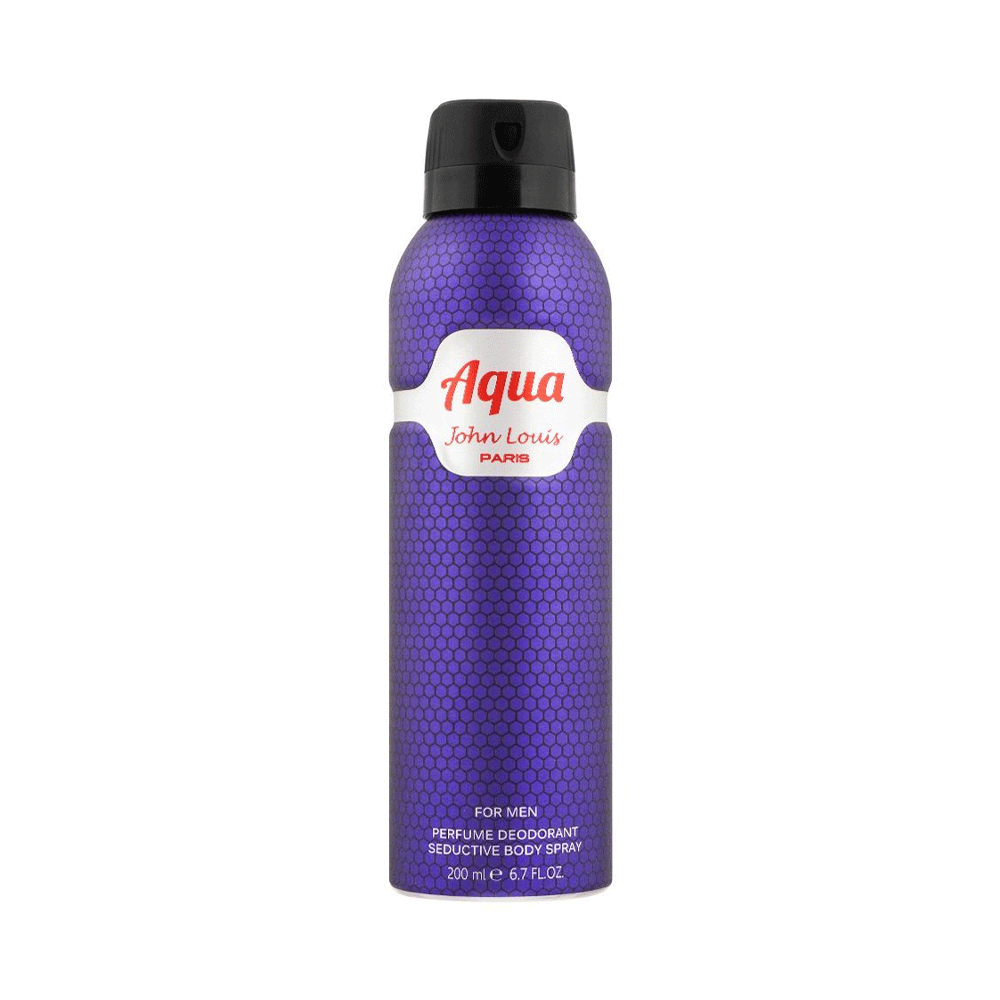 John Louis Aqua For Men Body Spray 200ml - Snapcart.pk