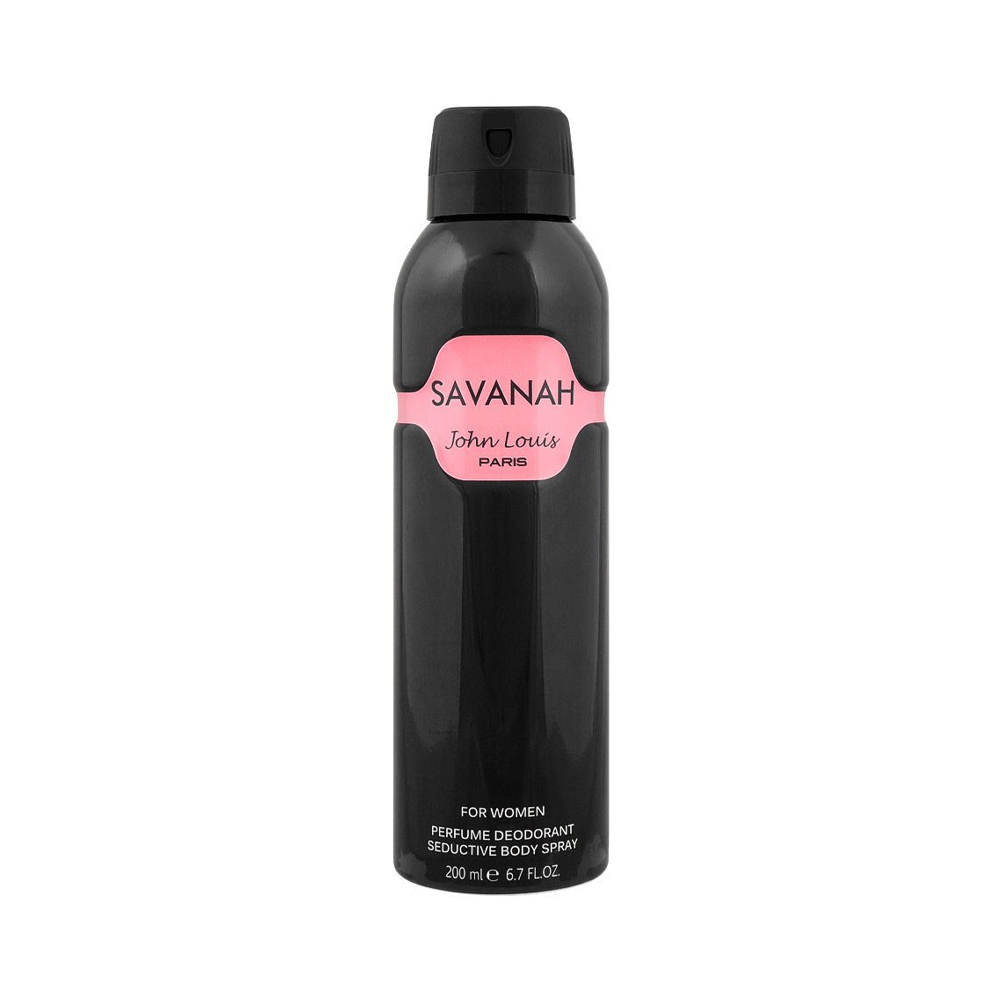 John Louis Savanah For Women Body Spray 200ml - Snapcart.pk