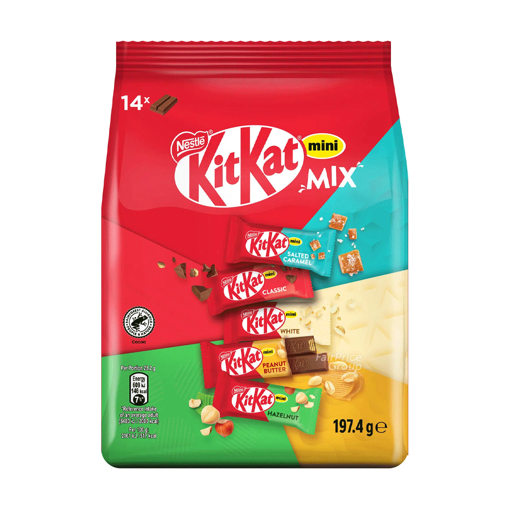 Nestle Kit Kat Mini Mix Chocolate Pouch 197.4g