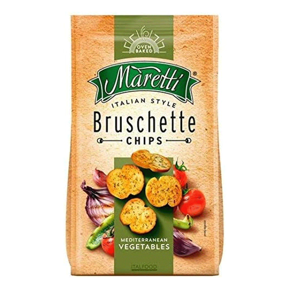 Maretti Bruschette Chips Mediteranean Vegetables 70g
