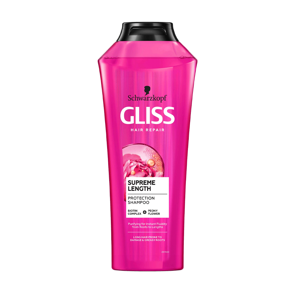 Schwarzkopf Gliss Supreme Length Protection Shampoo 400ml