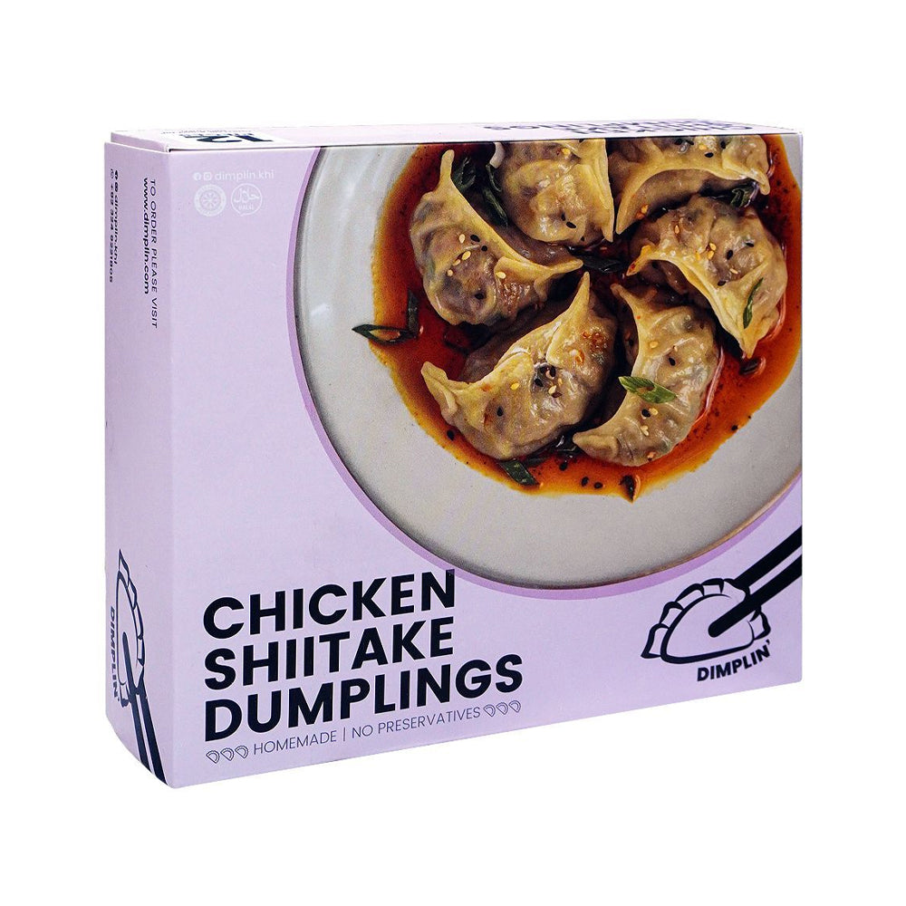 Dimplin Chicken Shiitake Dumplings 12s - Snapcart.pk