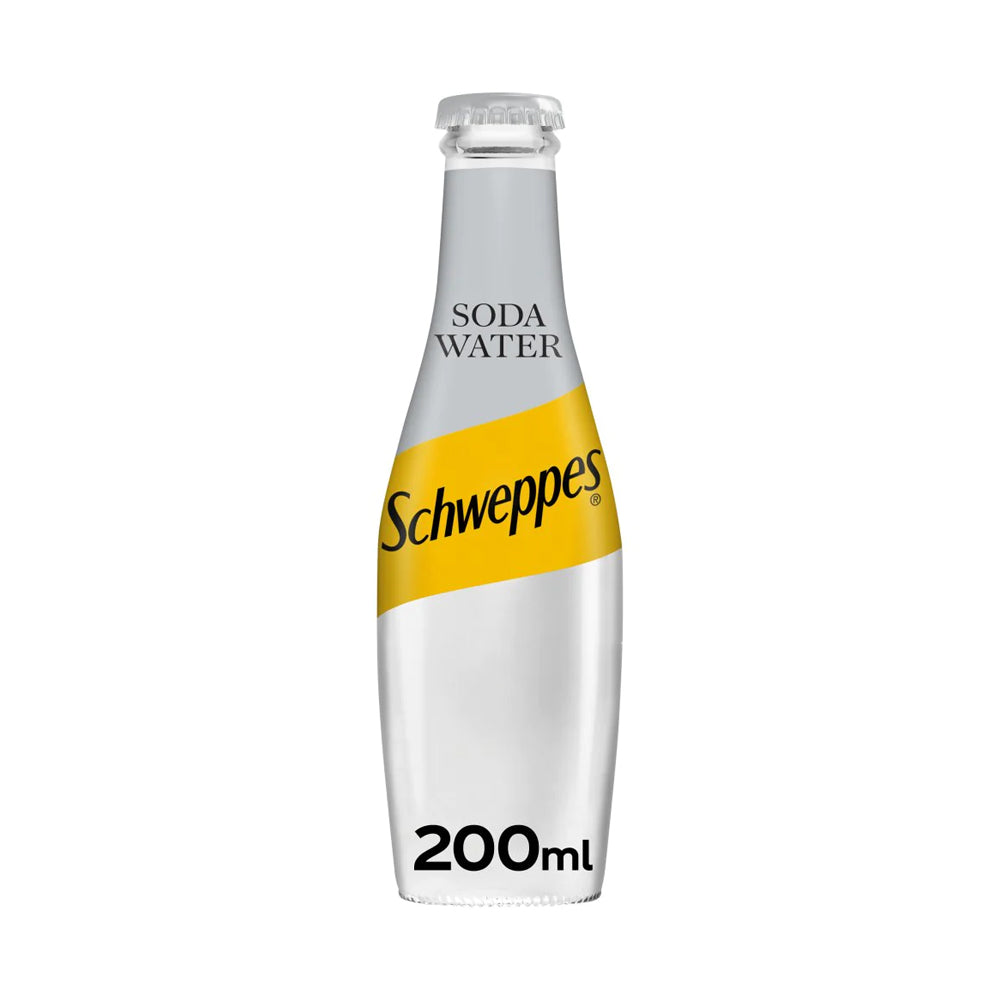 Schweppes Soda Water Glass Bottle 200ml - Snapcart.pk