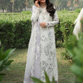 Tales Of Petals By Sardinia Unstitched 3 Piece Luxury Summer Suit-CLOUD WHISPER