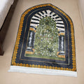 Hijab Ul Hareem Carpet Style 3D Prayer Mat - Legend Gold