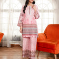 Ahlam By Safa Textile Stitched Co-Ords Lawn Suit-Blush Pink Stylish