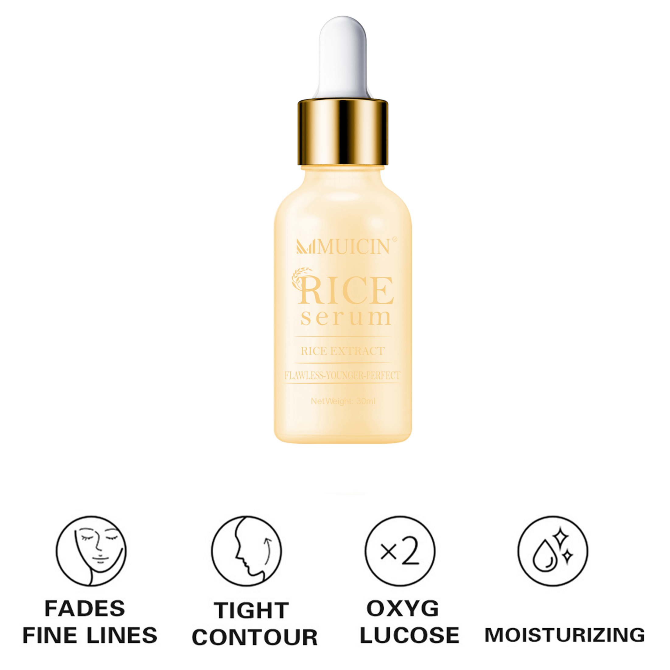 MUICIN - Rice Serum For Fairer & Flawless Skin - My Store