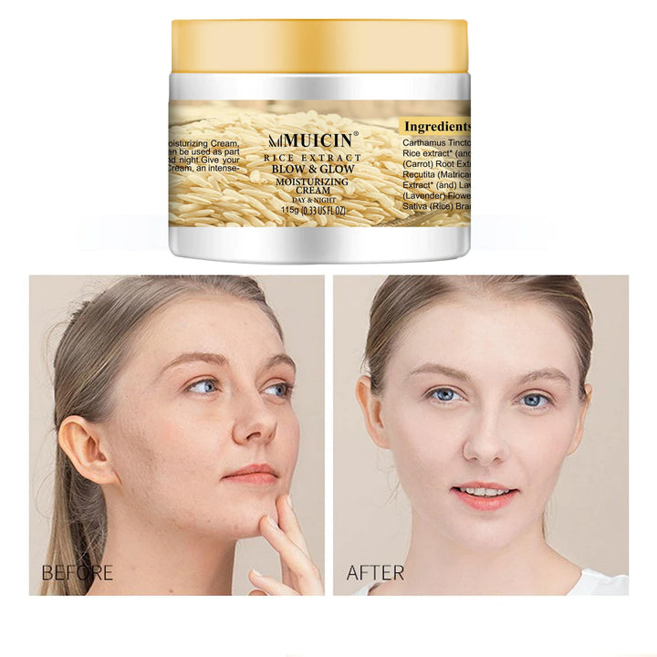 MUICIN - Rice Extract Blow & Glow Moisturizing Cream - 115g - My Store