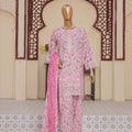 Oswah By Suntex Stitched 3 Piece Emb Chikankari Suit-OS-2563