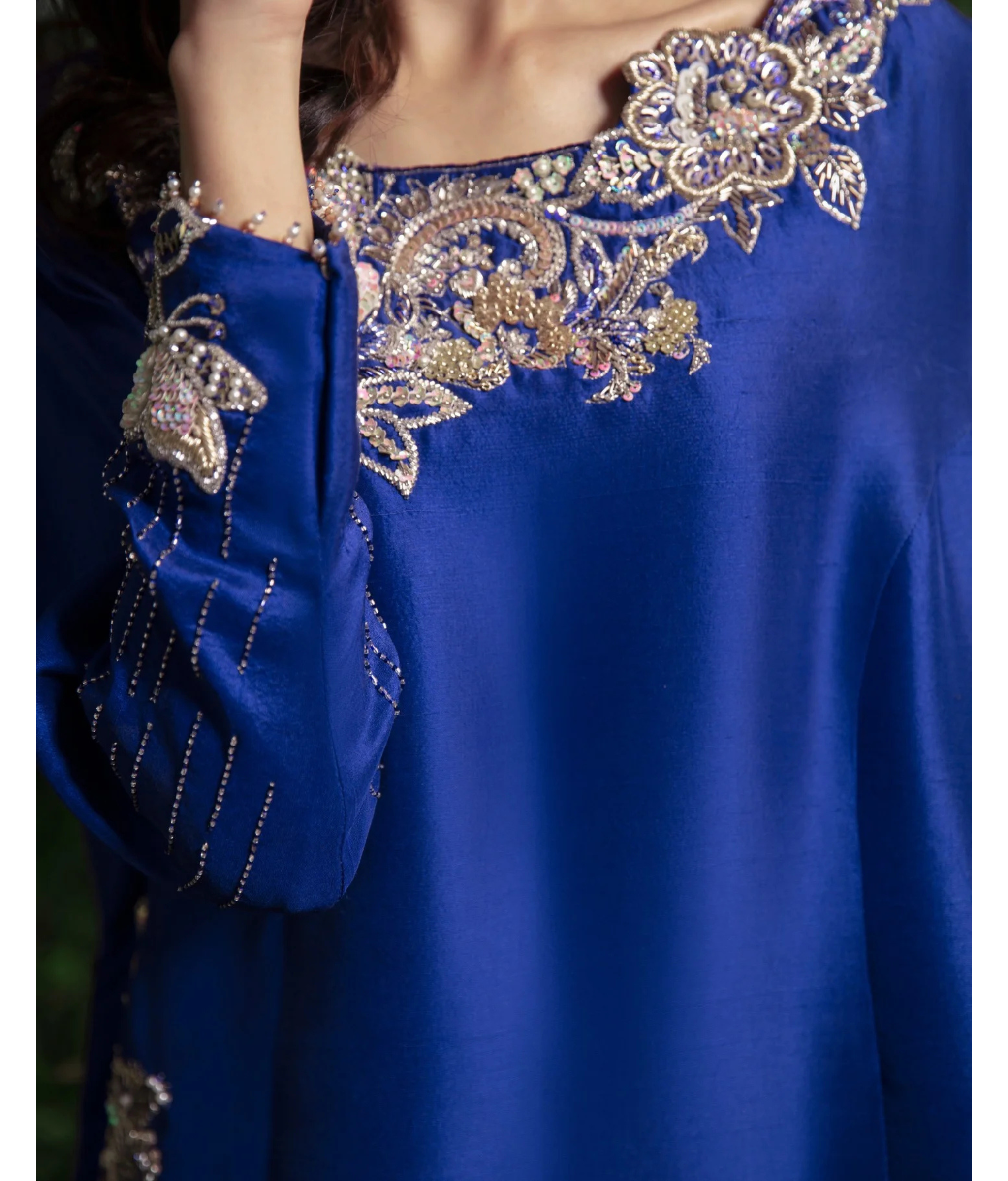 Luna By Mariam Malik Stitched 2 Piece Luxe Silk Pret Collection'2025-LUNA- Luxury Pret'24  - 2