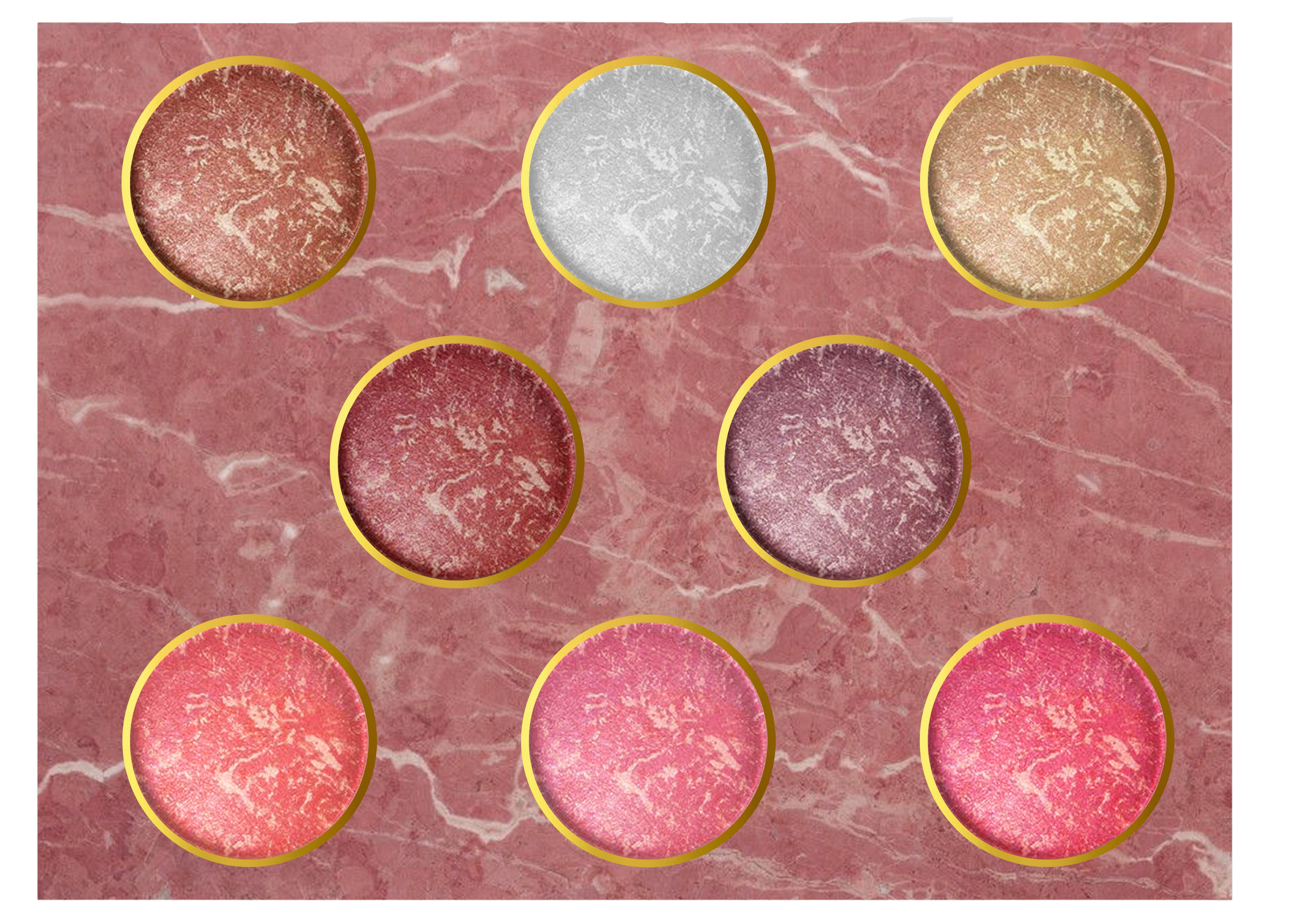 MUICIN - Baked Terracotta Highlight Blush & Eyeshadow Palette