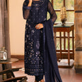 Shamooz Stitched 3 Piece Formals Collection'2025-Cobalt SE-042