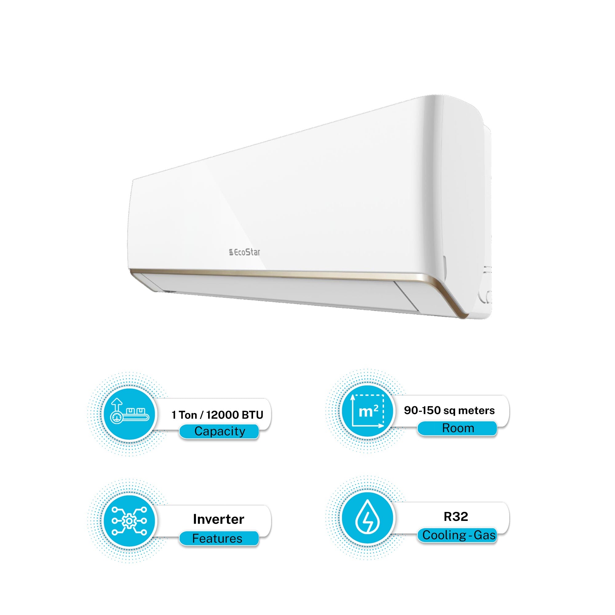 EcoStar AC 2.0 TON Inverter Duke Series (Heat & Cool)