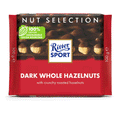 Ritter Sport Dark Whole Hazelnuts Chocolate 100g