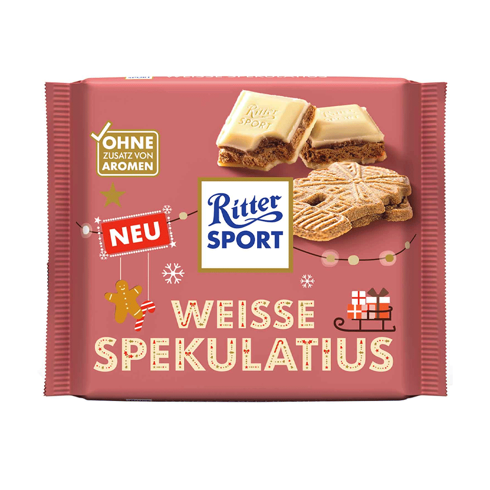 Ritter Sport Weisse Spekulatius Chocolate 100g