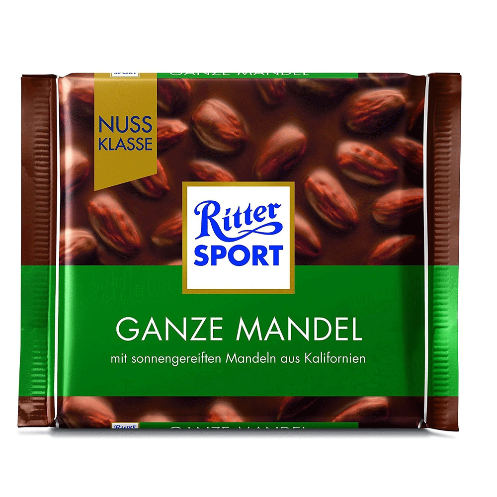Ritter Sport Ganze Mandel Chocolate 100g