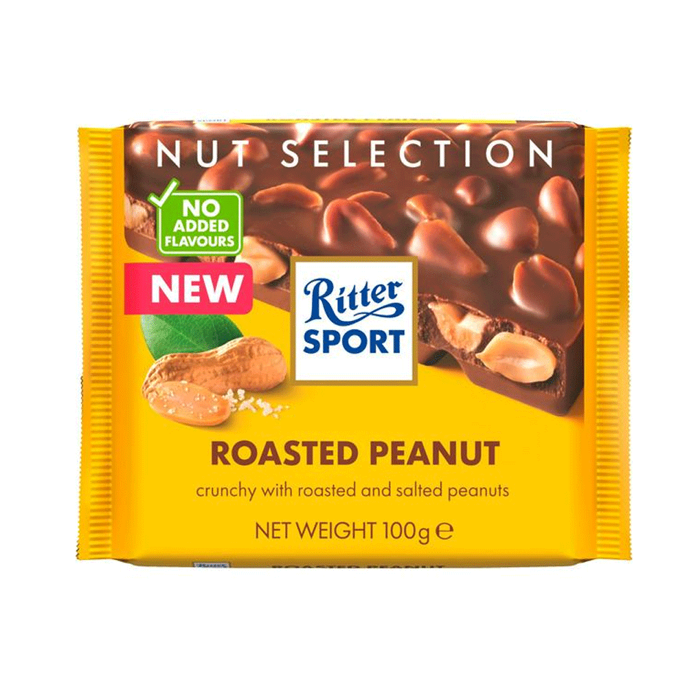 Ritter Sport Roasted Peanut Chocolate 100g