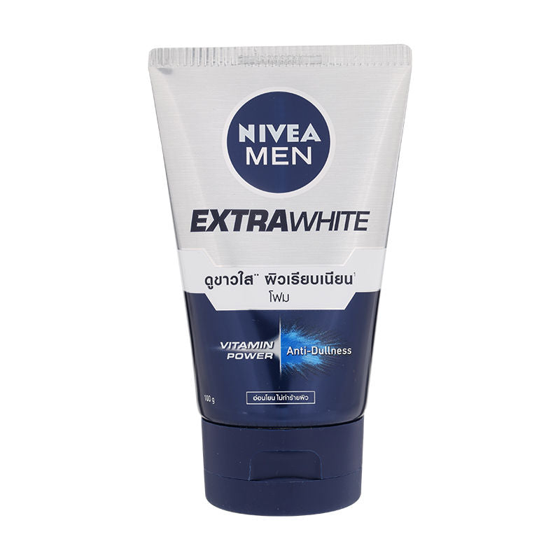 Nivea Men Extra Bright 10x Effect Brightning Foam 100g - Snapcart.pk