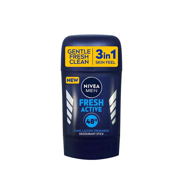 Nivea Men Fesh Active Deodorant Stick 50ml - Snapcart.pk