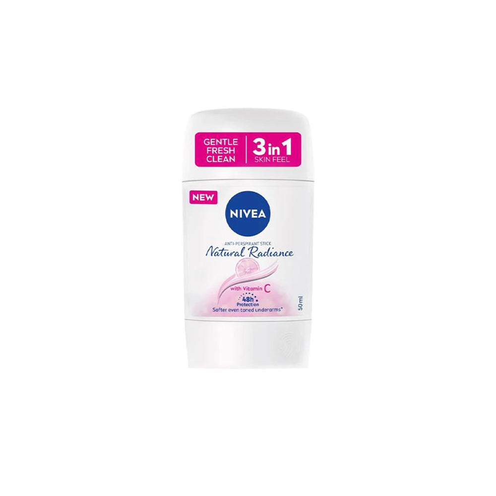 Nivea Natural Radiance Deodorant Stick 50ml - Snapcart.pk