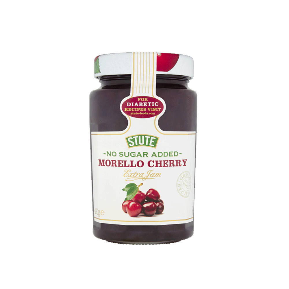 Stute Diabetic Morello Cherry Extra Jam 430g - Snapcart.pk