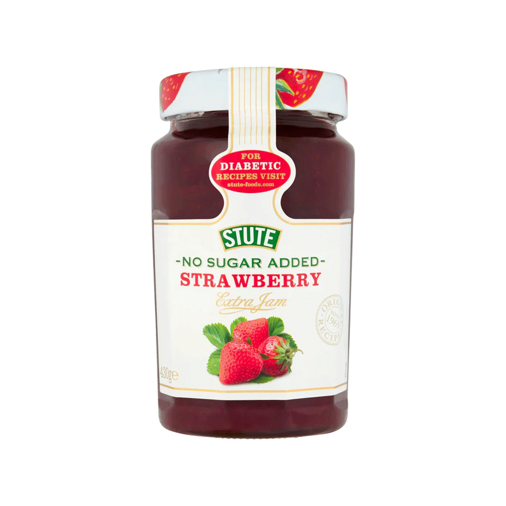 Stute Foods No Sugar Added Strawberry Jam 430g - Snapcart.pk