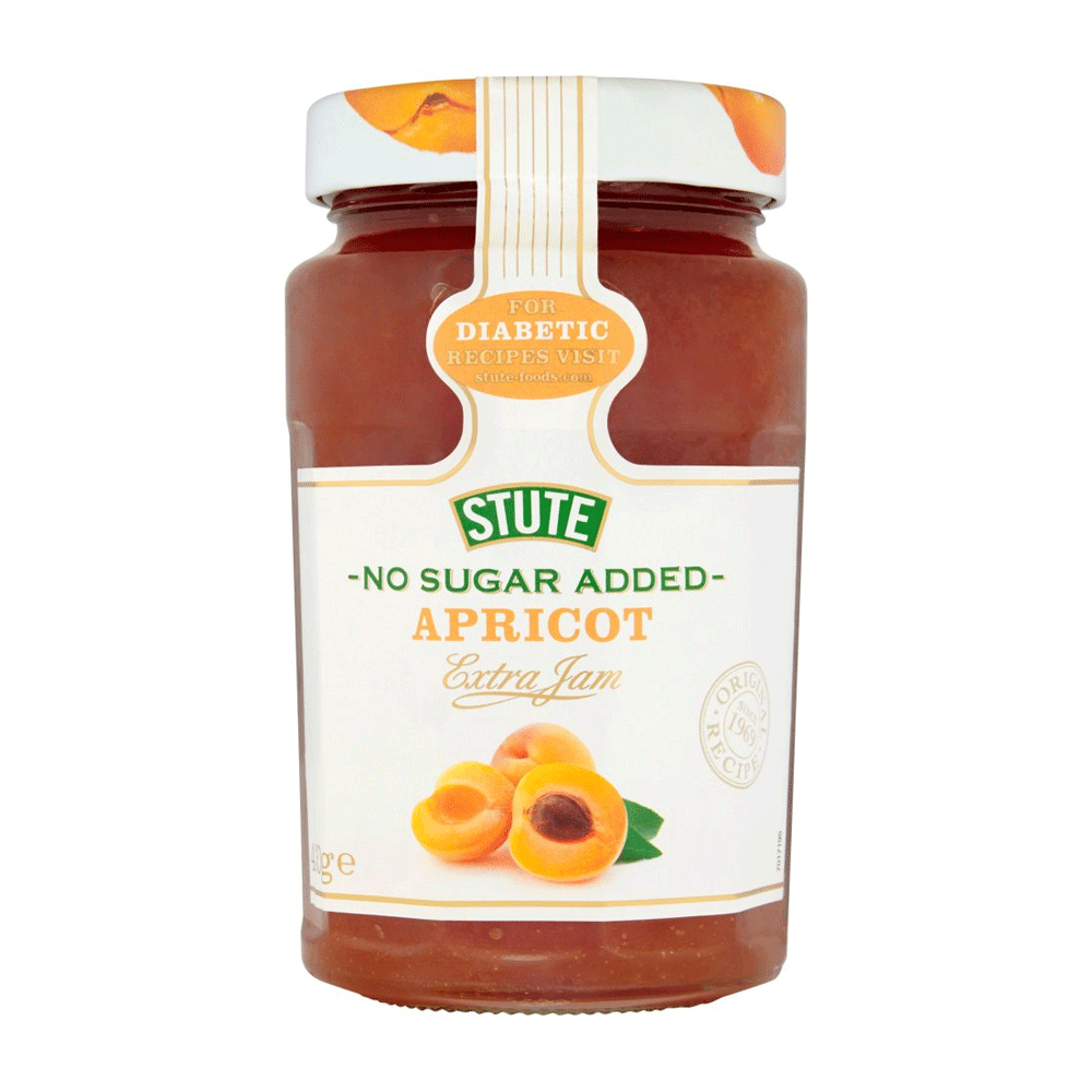 Stute Foods No Sugar Added Apricot Jam 430g - Snapcart.pk