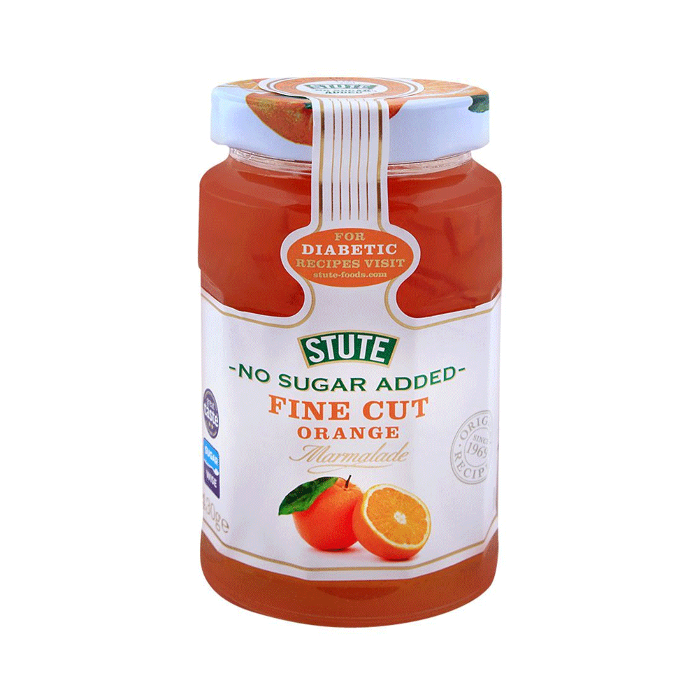 Stute Foods No Sugar Added Fine Cut Orange Marmalade 430g - Snapcart.pk