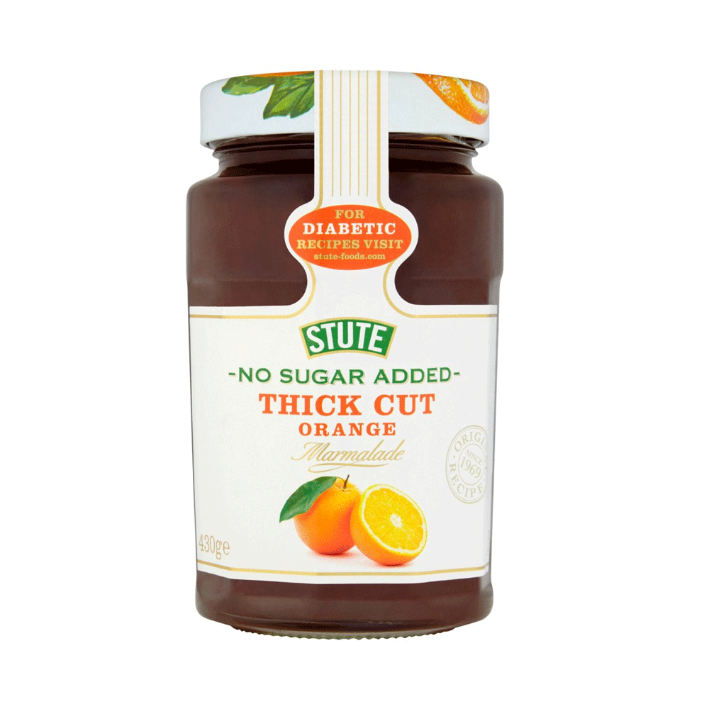 Stute Foods No Sugar Added Thick Cut Orange Marmalade 430g - Snapcart.pk