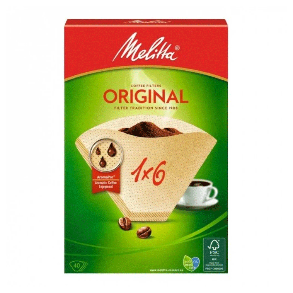 Melitta Coffee Filters Original 1x6 40s - Snapcart.pk