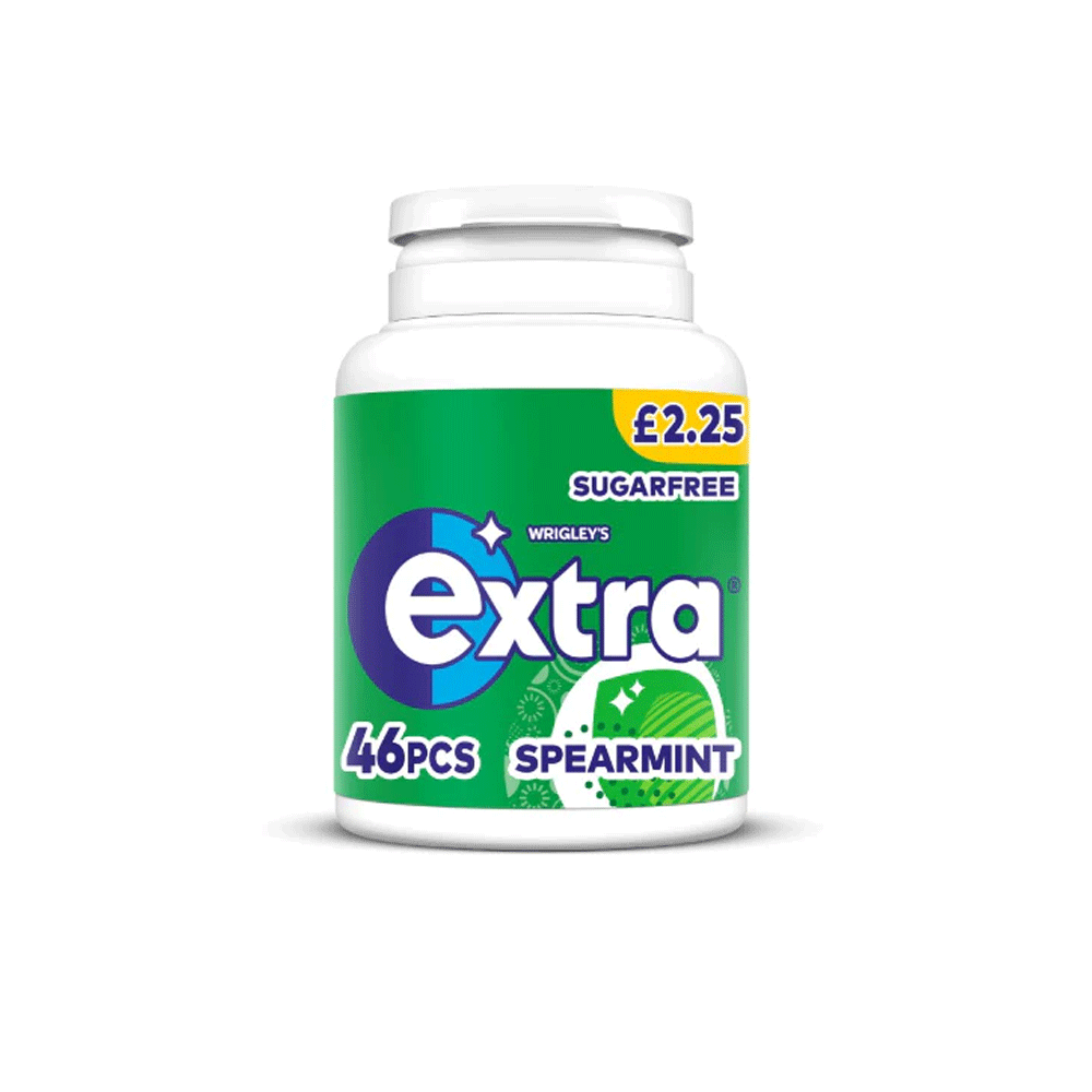 Extra Sugarfree Spearmints 46pcs 64g - Snapcart.pk