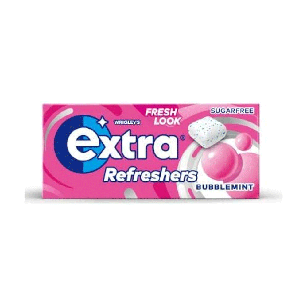 Extra Refreshers Sugar Free Bubblemint 15.6g - Snapcart.pk
