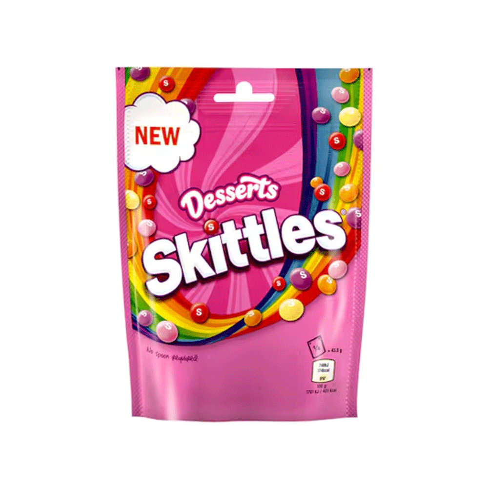 Skittles Desserts Candy Pouch 152g - Snapcart.pk